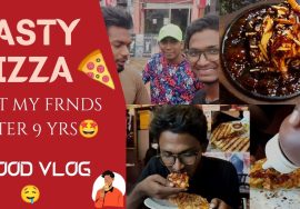 Tasty 🍕Pizza | Met my frnds after 9yrs🤩 | Juicy 🤤 Food review | Tamil |  Tirupattur | Nandha’sVlog♥