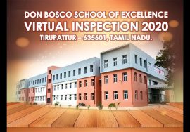 DON BOSCO SCHOOL OF EXCELLENCE- TIRUPATTUR, INSPECTION- 2020