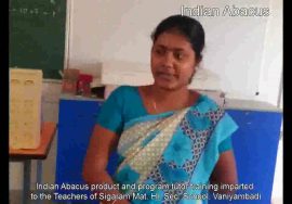 Indian Abacus Sigaram Mat School Vaniyambadi
